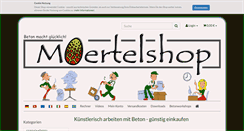 Desktop Screenshot of moertelshop.com